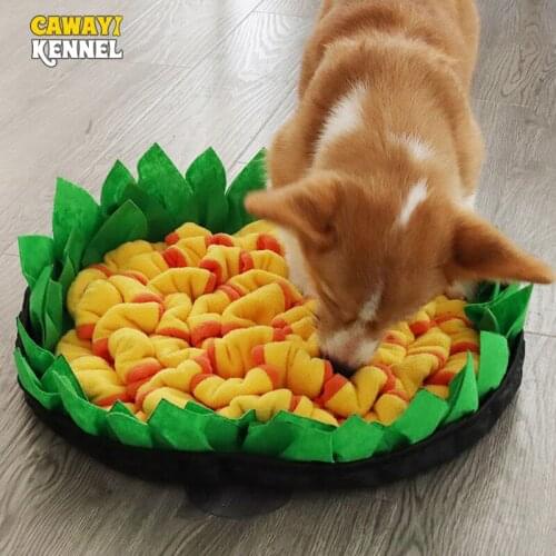 CAWAYI KENNEL Pet Supplies Traing Sniffing Sniffing Mat for Cats Dogs Slow Food Mat Pet Energy Consumption Blanket Pet Dogs Mats