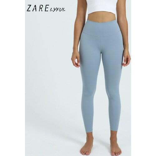 2021 Hot Women Yoga Pants Fitness Sport Leggings Solid High Waist Seamless Tights Yoga Running Slimming Women Home Sports Pants
