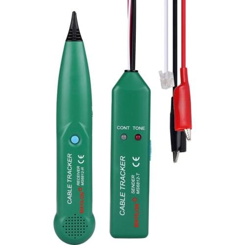 MAYILON MS6812Telephone Wire Tracer 100Hz~300kHz Receive Frequency Ranges UTP LAN Network Cable Tester Installation Utiltiy Tool