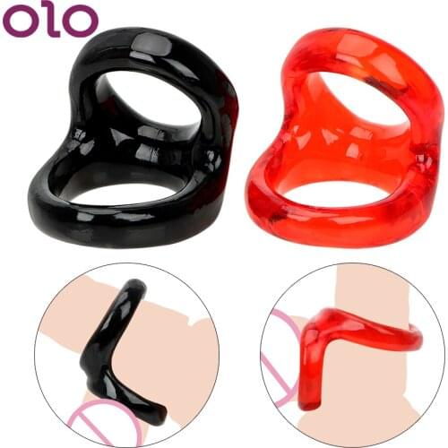 OLO Male Chastity Device Penis Rings Delay Ejaculation Cock Rings Adult Games Sex Toys for Men Erotic Adult Sex Products 2021