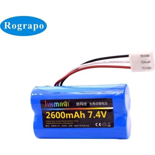 New Battery For Xiaomi 7.4V18650 Juice Maker Accumulator 2600mAh Rechargeable Batterie 3-wire Plug