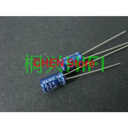 20PCS/50PCS Original NEW ELNA RC3 6.3V47UF 4X7MM audio electrolytic capacitor 47uF/6.3V blue robe 47uf 6.3v Ultra small volume