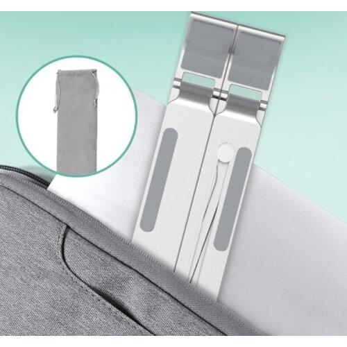 Protable Foldable Laptop Stand Adjustable Notebook Holder Support for Computer Tablet Base Desk Riser [ Portable Laptop