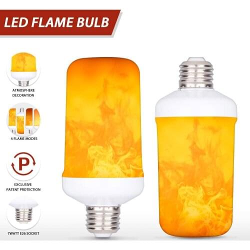 Full Model 5W 9W 12W E27 E14 B22 LED Flame Bulb 85-265V LED Flame Effect Fire Light Bulbs Flickering Emulation Decor LED Lamp