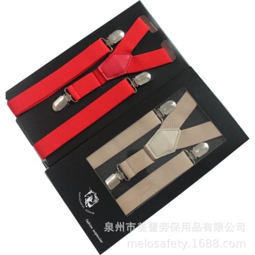 Adult childrens straps straps wholesale Unisex three clips two straps bibs suspenders belts gifts