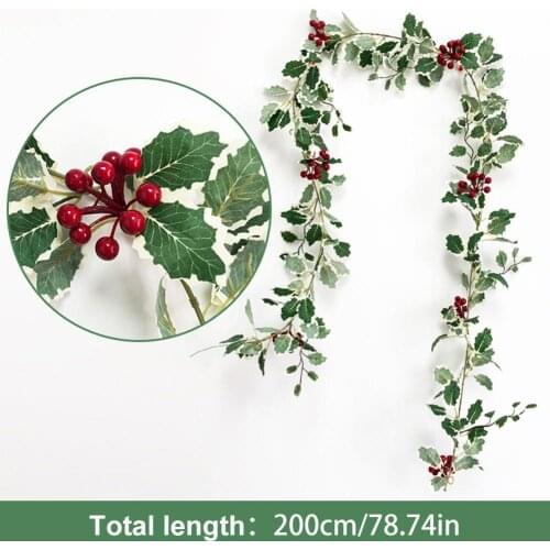 Christmas Decoration Rattan Simulation Christmas Rattan Hanging Ornaments Christmas Tree Festival Decorations Garland