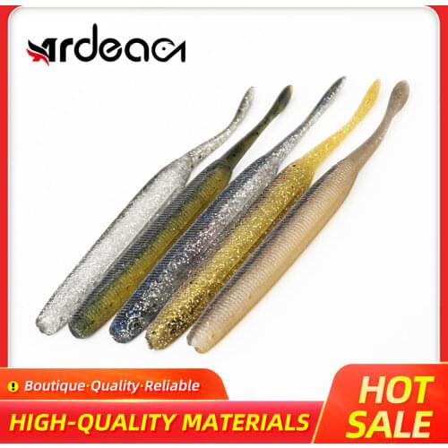 Ardea Soft Lures worm Baits Fishing Lure 133mm 7.5g Shad Double Color Silicone Bait Tail Jigging Wobblers Bass Pike Fishing Tack
