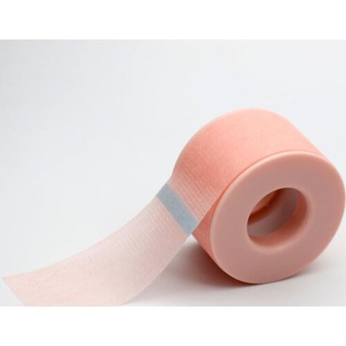 24 Rolles Medical Silicone Eyelash Extension Lint Free Eye Pads Pink Tape Under Eye Pads for False Eyelash Patch Make Up Tools
