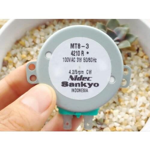 Nidec MT8-3 synchronous motor, Japan 100V level gauge, table turntable, automatic mahjong machine motor