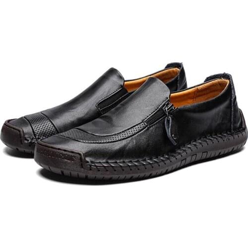 Spring/Autumn Men Casual Single Shoes High Quality PU Men Loafers Mans Flat Moccasins Shoes Breathable Mens Flats Leather Shoes