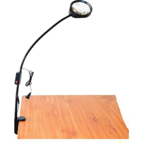 Magnifier Reading lamp Magnifying Glass with light for Repairing and Inspection in Metal & Plastic Industry