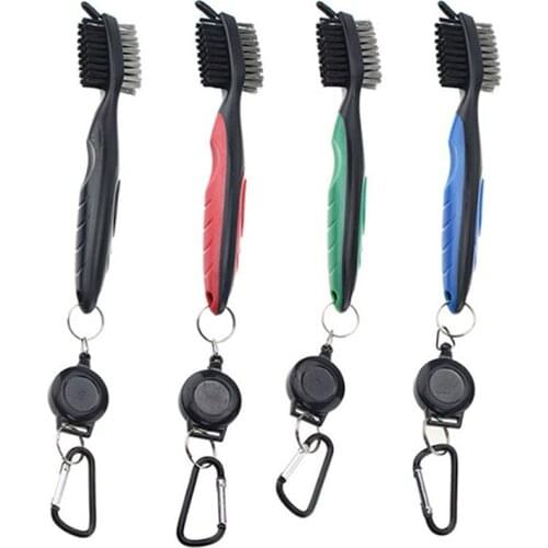 1 Pc Golf Club Brush Golf Groove Cleaning Brush 2 Sided Golf Putter Wedge Ball Groove Cleaner Kit Cleaning Tool Golf Accessories