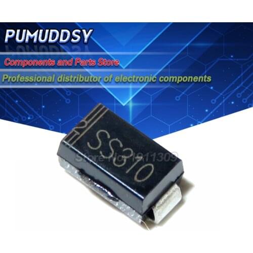 100PCS SS310 SMD SR310 Schottky Barrier Rectifier Diode 3A 100V DO-214AC SMA