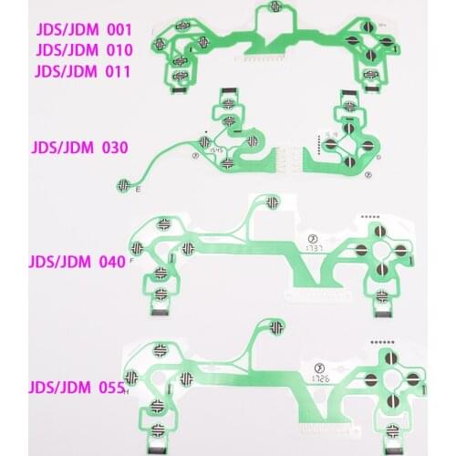2PCS JDS 001 030 040 055 For Playstation4 Conductive Film Keypad for PS4 Controller DualShock PCB Circuit