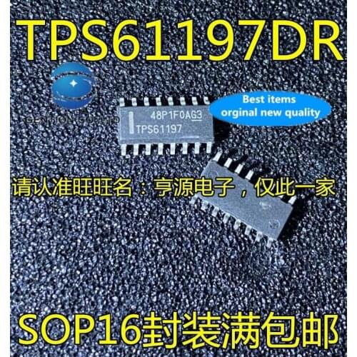 5PCS TPS61197DR TPS61197 SOP16 integrated circuit IC/LED driver chips in stock 100% new and original