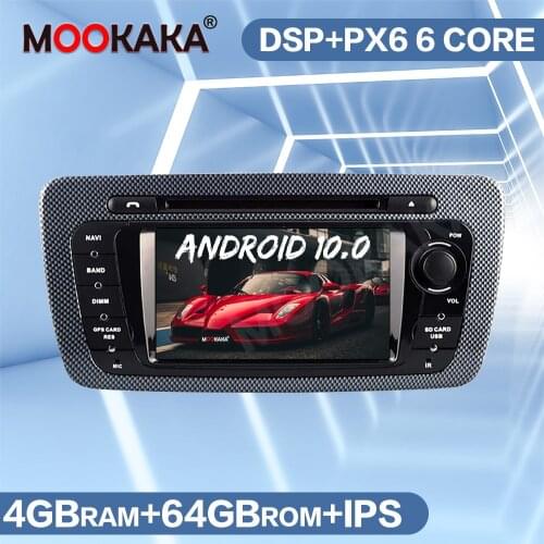 Android 10.0 Car DVD Player GPS Navigation For SEAT IBIZA 2009-2013 Auto Radio Multimedia Player Stereo Head Unit ISP Screen DSP