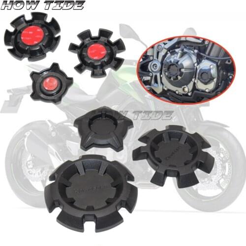 Free shipping NEW 2017 GENUINE FOR KAWASAKI Z900 Z 900 2017 ABS CRANKCASE PROTECTOR SET Engine Guard