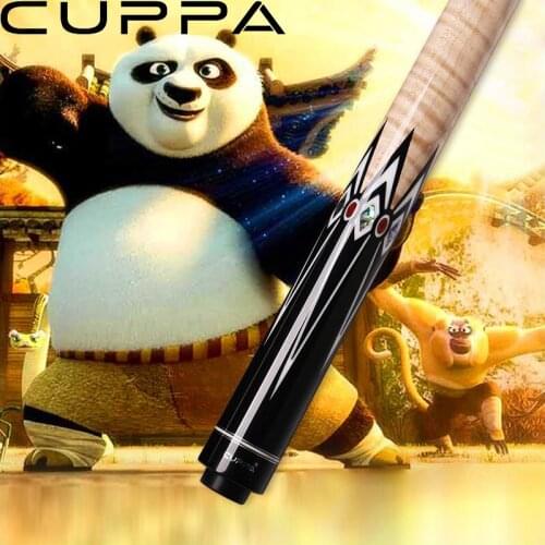 Original Cuppa Pool Cue 12.5mm Kamui Tip Professional Solid Wood Double Carbon Tube Technology Shaft with Excellent Gifts
