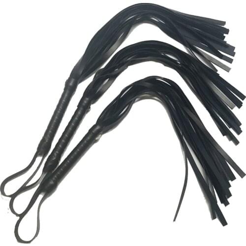 Hot Erotic Soft Leather Whip Adult Sex Toy Kit Paddle Spanking Bondage Flirt Toys Fetish