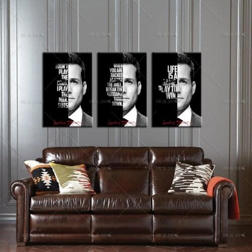 Canvas Painting Wall art With Frame Harvey Spectors famous quote Canvas Painting Wall art With Framer And Print For Living Room