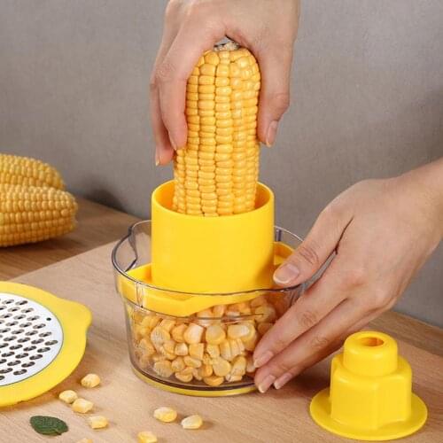 Corn Stripper Manual Corn Stripping Tool Kitchen Corn Thresher Corn Peeler Fruit Vegetable Cooking Tools Kitchen Cob Remover