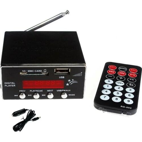 USB/SD/FM/MP3 Format Card Player with Power-off Memory U Disk Digital Player