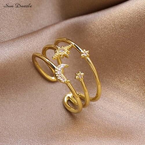 18K Gold Plated Copper 30% Silver Rings for Women Simple High Quality Hypoallergenic Color Retention Female Finger Ring