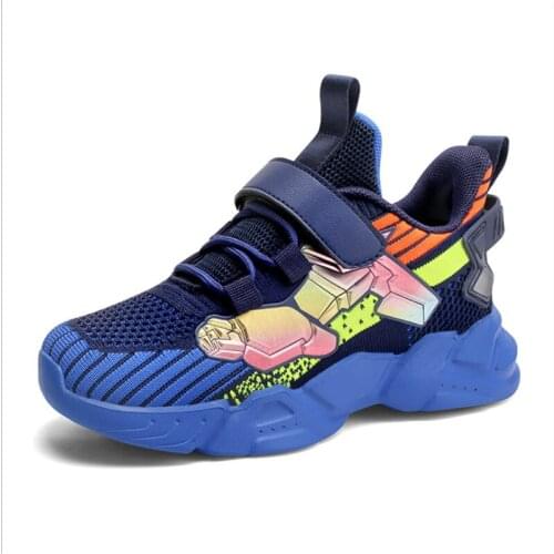 2021 New Kids Shoes Boys Fashion Sneakers Spring Fall Casual Children Shoes Boy Running Child Shoes Chaussure Enfant