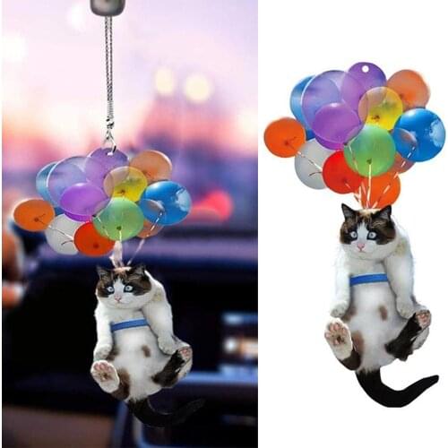 Lovely Pendant Gift DIY Car Acrylic Decoration Driver Cars Animal Balloon Decoration Driver Accessories Balloon Car Gift