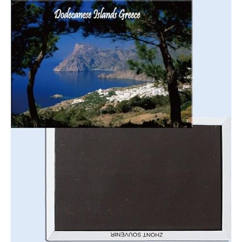 Mesohori_Karpathos_Dodecanese_Islands_Greece, Magnetic refrigerator stickers, tourist souvenirs, small gifts 24746