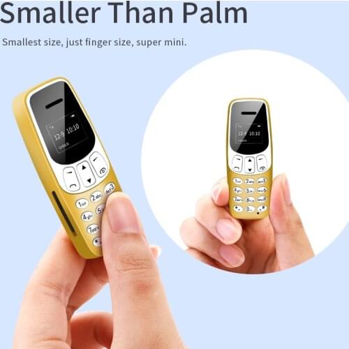 Mini Bar Mobile Phone LONG-CZ J7 0.66" Small Cell Phone Wireless Bluetooth Dialer FM Magic Voice Handsfree Earphone For Kids
