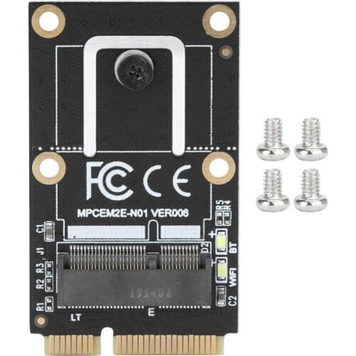 Mini PCI-E (PCIe+USB) Adapter for M.2 Wifi Bluetooth for Intel AX200 9260 8265 8260 Wireless Wlan Card