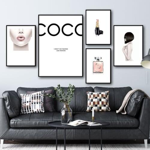 Fashion Poster Nordic Canvas Painting Paris Wall Art Pictures For Living Room Modern Decorative Prints On The Wall Unframe