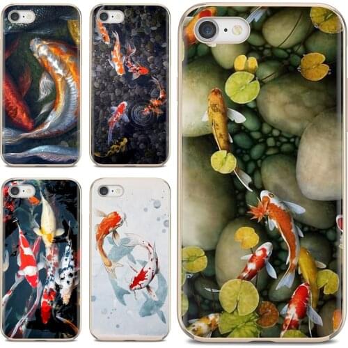 Soft Skin Cover For Huawei Y6 Y5 2019 For Xiaomi Redmi Note 4 5 6 7 8 Pro Mi A1 A2 A3 6X 5X 7A koi Corp Fish Skin