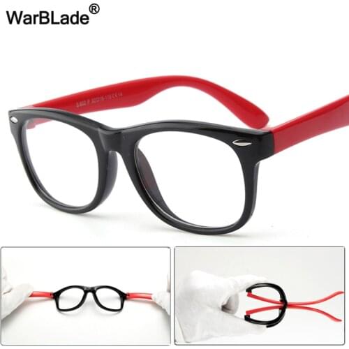 WarBLade New Kids Glasses Boys Girls Optical Myopia Prescription Eyeglasses TR90 Flexible Children Baby Clear Frames Eyewear