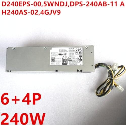 New PSU For Dell Optiplex 3050 5050 7050 V3667 V3668 3669 6Pin 240W Power Supply D240EPS-00 DPS-240AB-11 A H240AS-02 L240ES-00