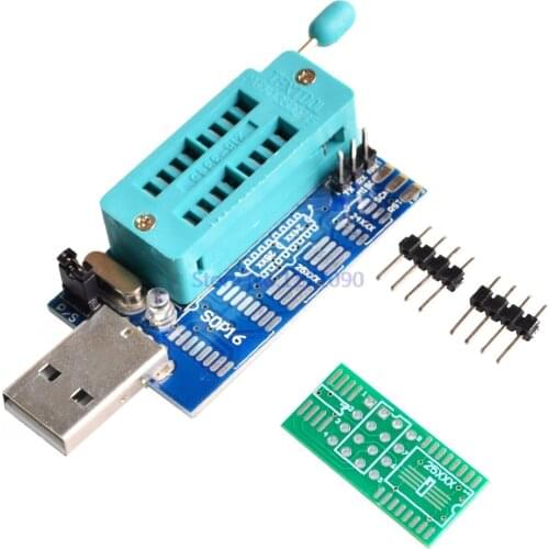 Bios Board MX25L6405 W25Q64 USB Programmer LCD Burner CH341 Progammer for 24 25 Series