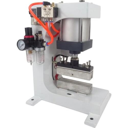 Pneumatic Hot Foil Stamping Machine Leather Logo Creasing Machine Pressure Words Machine Shoelace Flattening Machine ZY-819G