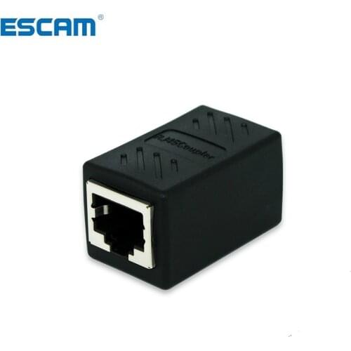 RJ45 Female To Female Port Network Ethernet LAN Splitter Connector Transfer Head RJ45 Adapter Coupler CAT5 CAT6 Sockt