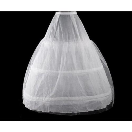Medieval Victorian Petticoat White 3 hoop skirt Wedding petticoat for women one size