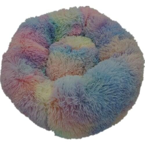 Super Soft Dog Bed Plush Cat Mat Dog Beds For Labradors Large Dogs Bed House Outdoor Round Cushion Pet Sleeping Accessories