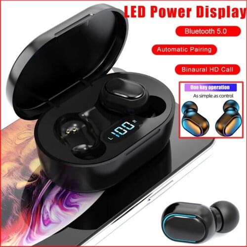 TWS Bluetooth Headphones Wireless Earphones Noise Cancelling Waterproof LED Display Screen In-ear Headset 3D Stereo Earbuds