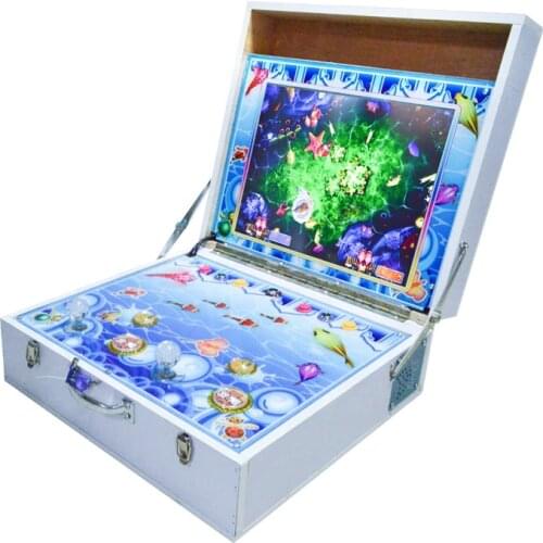 Earn Money 2 Player Mini Arcade Fishing Game Machine Mario Slot Game Portable Game Machine for Sale