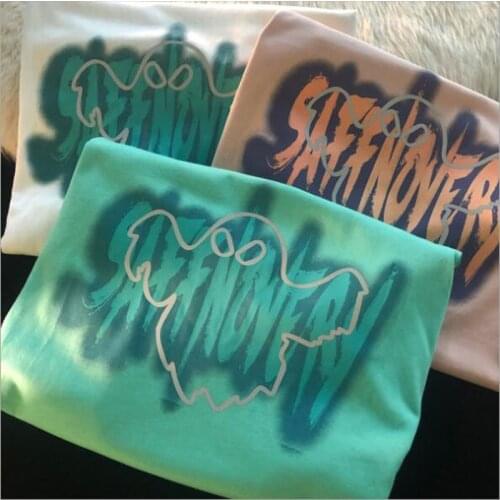 HongKong Style Female T-shirt Vintage Print Short Sleeve O Neck Women Tops Summer New T shirt Women