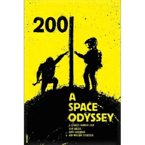 001 2001 Space Odyssey (1968) Movie 002 Wall Silk Cloth Poster Art Decoration Gift