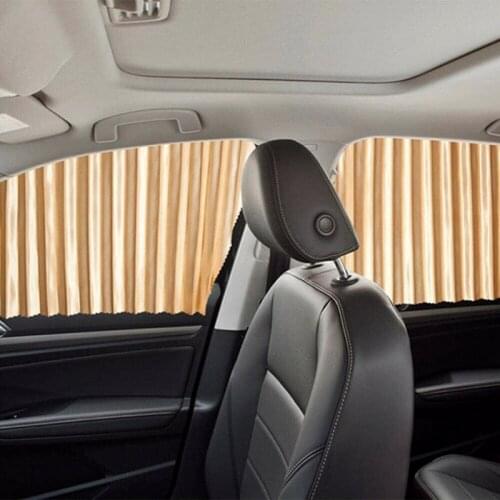 1pcs Auto Car Curtains Universal Retractable Auto Curtain Window Roller Sun Shades Window Cover Sets Blind Block Protector