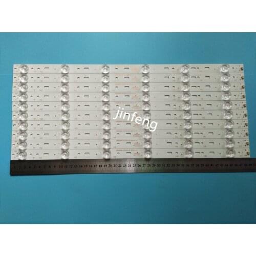 10pcs *50 inch LED Backlight Strips for Skyworth K50 K50J 50S9 SW50D06A-ZC14CG-02 7765-650000-D000 6-LEDs