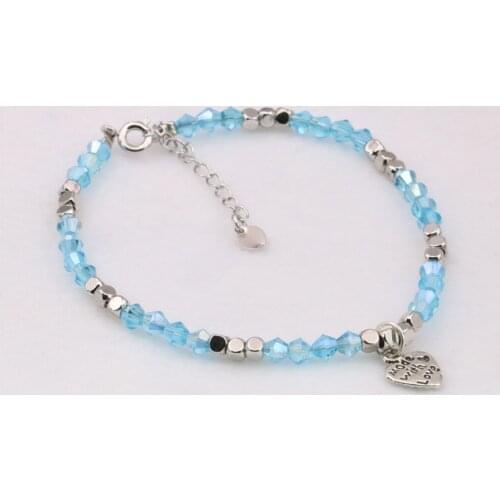 10 Style Bohemia Handmade Charms Beaded Bracelet for Women DIY Crystal Beads Fine Bangle Women Jewelry Gift 7.5inch Y1024