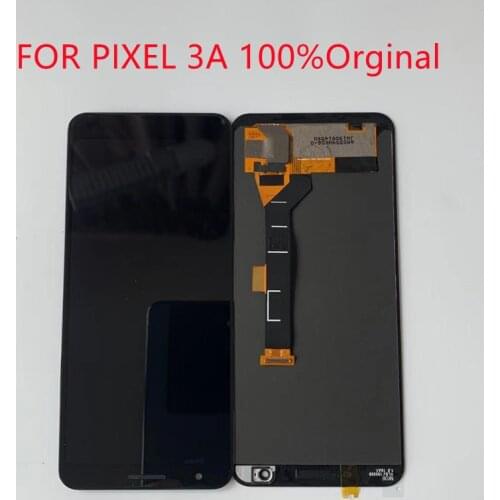 100% Original 5.6" AMOLED For Google Pixel 3A LCD Display Touch Digitizer Screen For Pixel 3A Lcd Replacement+adhesive