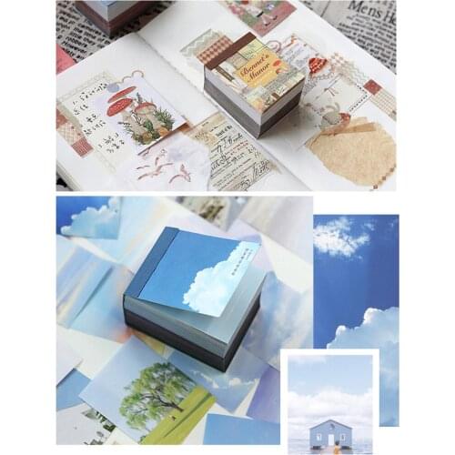 400 Sheets Primary Color Series Sulfuric Acid Paper Material Paper DIY Scrapbook Photo Album Diary Decoration Stationary